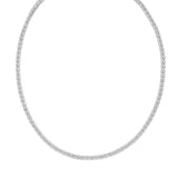 Sterling Silver Rhodium Plated Ice Barrel Chain (4.00 mm) thumbnail 2