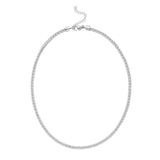 Sterling Silver Rhodium Plated Ice Barrel Chain (4.00 mm) thumbnail 3