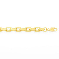 14k Yellow Gold French Cable Chain Bracelet  (2.50 mm)
