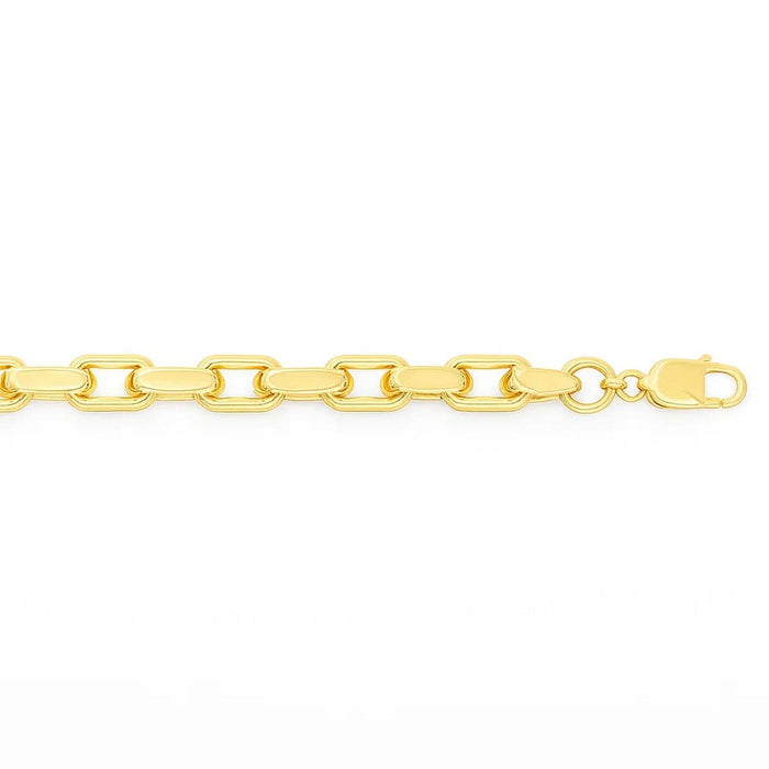 14k Yellow Gold French Cable Chain Bracelet  (2.50 mm)