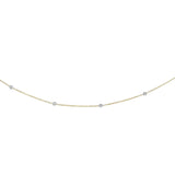14K Yellow Gold Diamonds by the Yard Necklace thumbnail 3