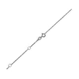 Double Extendable Rope Chain in 14k White Gold (0.85 mm) thumbnail 1
