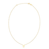 14K Yellow Gold Taurus Necklace thumbnail 2