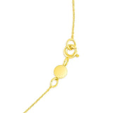 14K Yellow Gold Taurus Necklace thumbnail 3