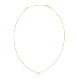 14K Yellow Gold Aries Necklace thumbnail 2