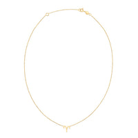 14K Yellow Gold Aries Necklace