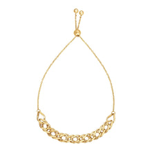 Load image into Gallery viewer, Adjustable Chain Bracelet in 14k Yellow Gold (5.00 mm)