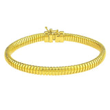 Tubogas Bracelet  in 14K Yellow Gold (5.00 mm) thumbnail 2
