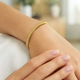 Tubogas Bracelet  in 14K Yellow Gold (5.00 mm) thumbnail 5