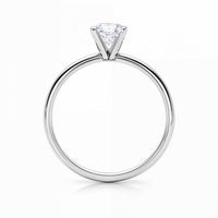 1 1/2 Carat Radiant Lab Grown IGI G/VS1 Diamond Solitaire Ring in 14K White Gold