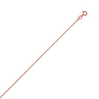 14k Yellow Gold Machine Rope Chain (0.85 mm)