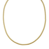 14K Yellow Gold Lite Oval Snake Chain (3.30 mm) thumbnail 2