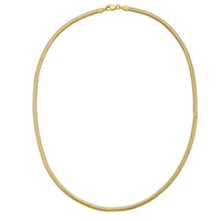 14K Yellow Gold Lite Oval Snake Chain (3.30 mm)