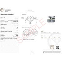 1 1/2 Carat Round Lab Grown IGI G/VS1 Diamond Solitaire Ring in 14K White Gold