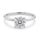 1 1/2 Carat Round Lab Grown IGI G/VS1 Diamond Solitaire Ring in 14K White Gold thumbnail 3