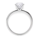 1 1/2 Carat Round Lab Grown IGI G/VS1 Diamond Solitaire Ring in 14K White Gold thumbnail 4
