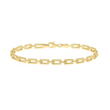 10K Yellow Gold Deco Link Bracelet thumbnail 3