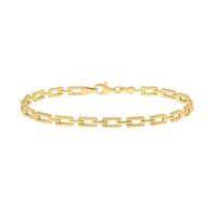 10K Yellow Gold Deco Link Bracelet