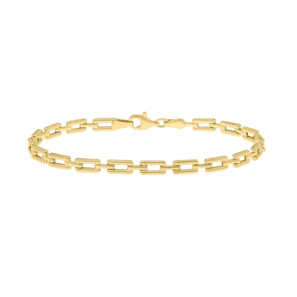 10K Yellow Gold Deco Link Bracelet