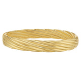 14K Yellow Gold Twist Bangle (10.00 mm) thumbnail 2