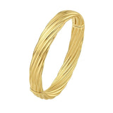 14K Yellow Gold Twist Bangle (10.00 mm) thumbnail 3