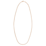 Double Extendable Cable Chain in 14k Roee Gold (1.40 mm) thumbnail 3