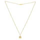 Heart and Horse Necklace in 14K Yellow Gold thumbnail 2