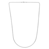14k White Gold Light Gourmette Chain (2.20 mm) thumbnail 3