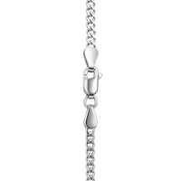 14k White Gold Light Gourmette Chain (2.20 mm)