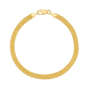 14k Yellow Gold Bismark Bracelet (4.70 mm)