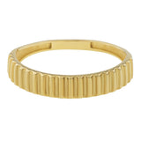 Graduated Ridge Ring in 14K Yellow Gold (1.80 mm) thumbnail 2