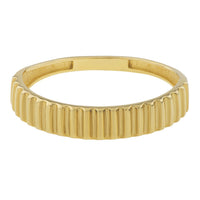 Graduated Ridge Ring in 14K Yellow Gold (1.80 mm)