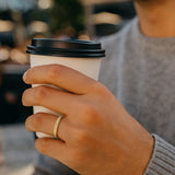 Graduated Ridge Ring in 14K Yellow Gold (1.80 mm) thumbnail 3