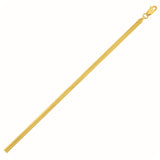 14K Yellow Gold Oval Snake Chain (3.30 mm) thumbnail 1