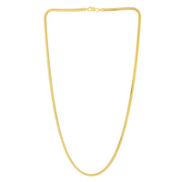 14K Yellow Gold Oval Snake Chain (3.30 mm)
