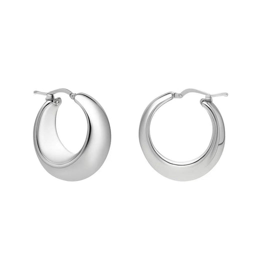 925 sterling silver sculpted band ring with polished raised profile