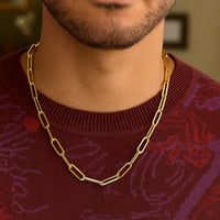14K Yellow Gold Bold Paperclip Chain (4.20 mm)
