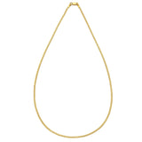 14k Yellow Gold Solid Curb Chain (2.60 mm) thumbnail 3