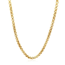 Load image into Gallery viewer, 14k Yellow Gold Round Box Chain (3.4 mm)