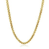 14k Yellow Gold Round Box Chain (3.4 mm)