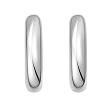 Sterling Silver Round Hoop Earrings