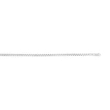 Sterling Silver Rhodium Plated Rockstar Cut Round Box Chain (2.90 mm) thumbnail 3