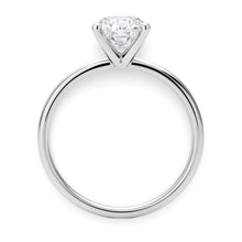 1 1/2 Carat Round Lab Grown IGI G/VS1 Diamond Solitaire Ring in Sterling Silver
