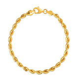 Silk Rope Chain Bracelet in 14k Yellow Gold  (4.30 mm) thumbnail 2