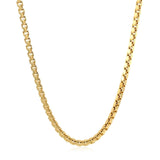 14k Yellow Gold Semi Solid Box Chain (2.50 mm) thumbnail 2