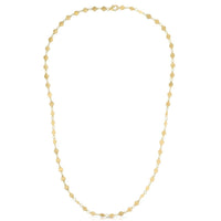 14k Yellow Gold Necklace with Polished Circles