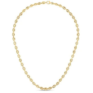 14k Yellow Gold High Polish Mariner Link Chain (5.40 mm)