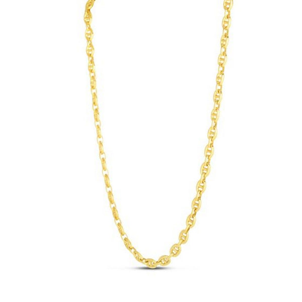 14k Yellow Gold High Polish Mariner Link Chain (5.40 mm)