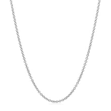 Load image into Gallery viewer, 14k White Gold Round Cable Link Chain (1.50 mm)