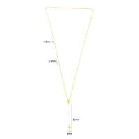 14k Yellow Gold Rosary Necklace